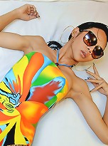 Amazing long ladyboy donkey cock in tights