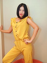 Teen ladyboy Crystal takes her first cock