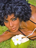 Beautiful ebony shemale getting nasty outdoors