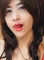 Tall sexy girl shows of tasty cock