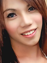 Sweet innocent ladyboy shoots some nasty spunk