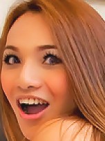 Sexy tranny playing with her new monster sized toy